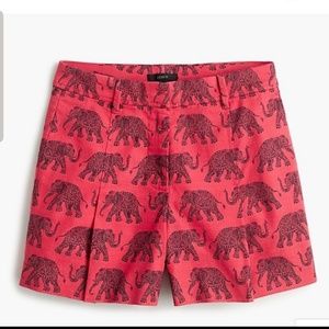 J. CREW Elephant Shorts size 6